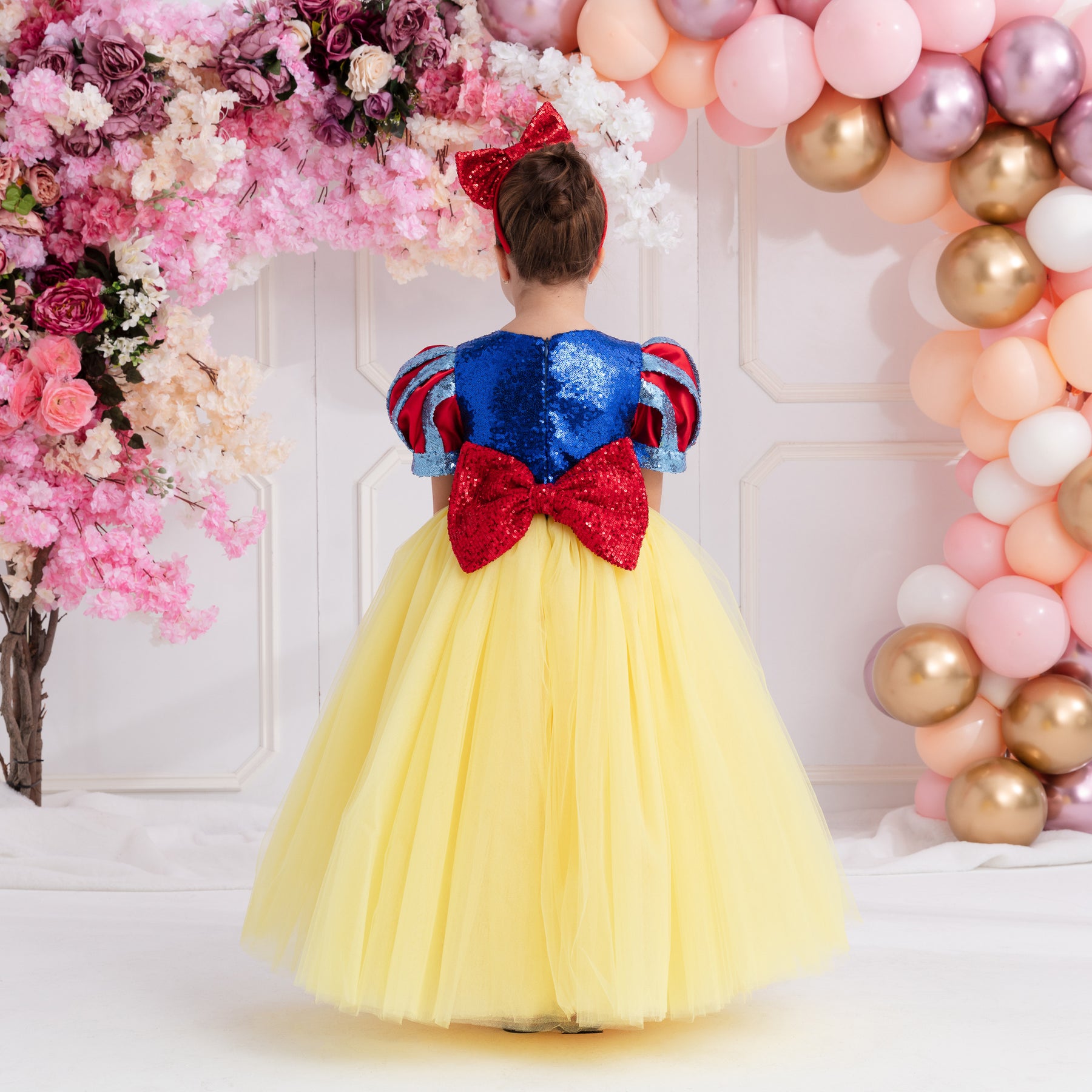 Princess Snow White Costume Original Snow White Dress Classic Style Wi –  Mermaidcosplay